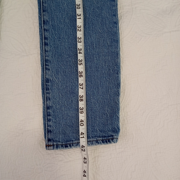 Madewell Blue Denim Jeans straight leg size 27t (flaw) - Picture 12 of 12